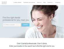 Tablet Screenshot of dentalcarenetwork.com